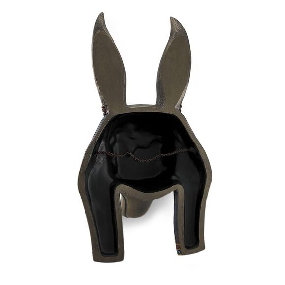 Mask of Anubis the Jackal God Sculptured Wall Hanging